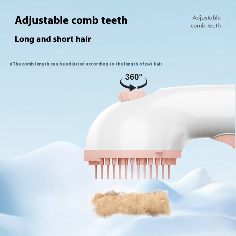 3 In 1 Pet Steam Brush Pet Cleaning Adjustable Comb Wash-free Comb Hair Removal Grooming Supplies Pets Accessories Dropshipman