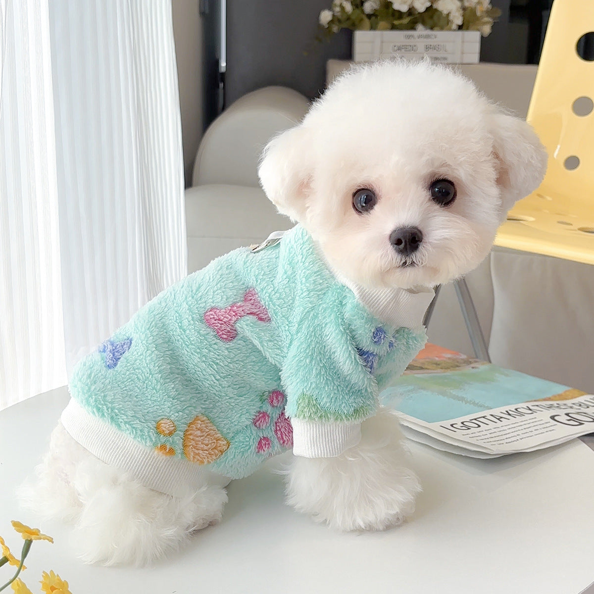 Flannel Warm Skin-friendly Pet Clothing