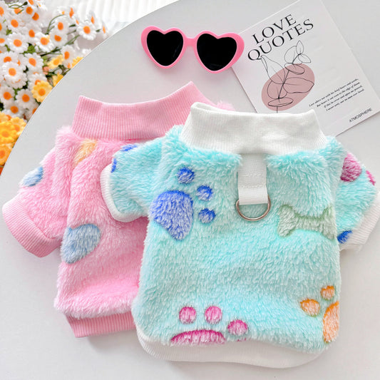 Flannel Warm Skin-friendly Pet Clothing